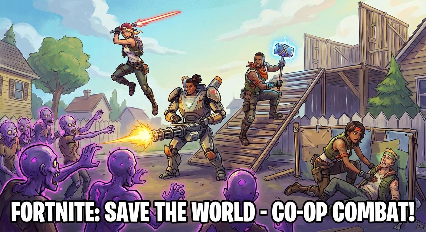 Fortnite Save the World blir gratis - Epic satsar stort infor april