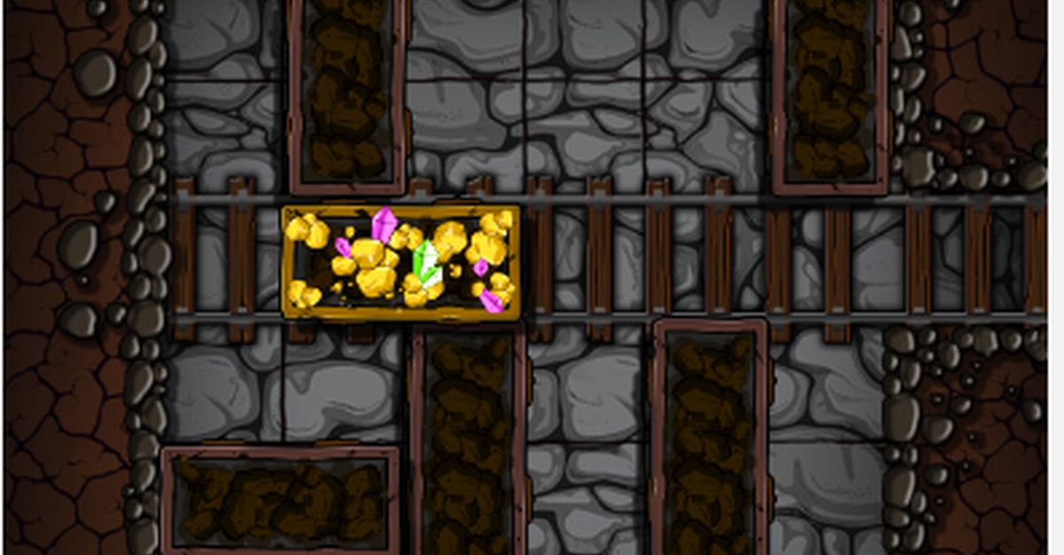 Gruvpussel - Flytta vagnar och rädda guldet i detta beroendeframkallande pusselspel