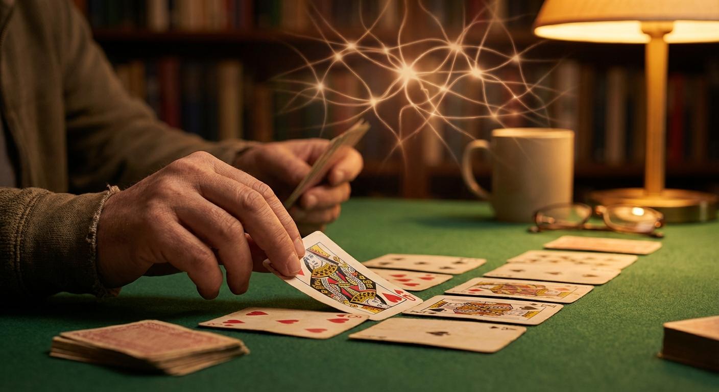 Patiens som hjärnträning - så håller kortspelet ditt huvud i form