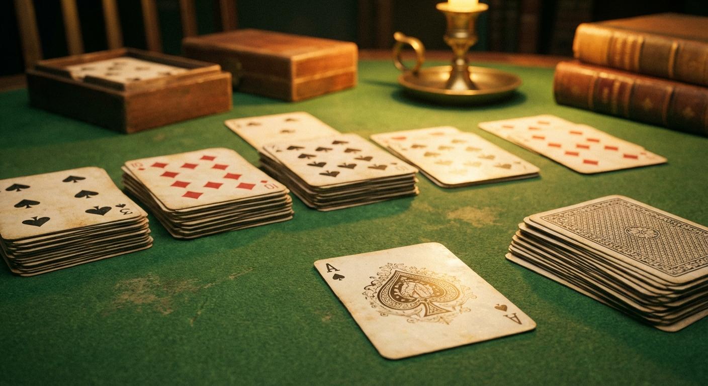 Patiensens historia - från 1700-talets kortbord till din skärm